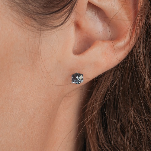 Пусеты Fiore Luna  Grey, SWE2127/1 GRE G фото 4